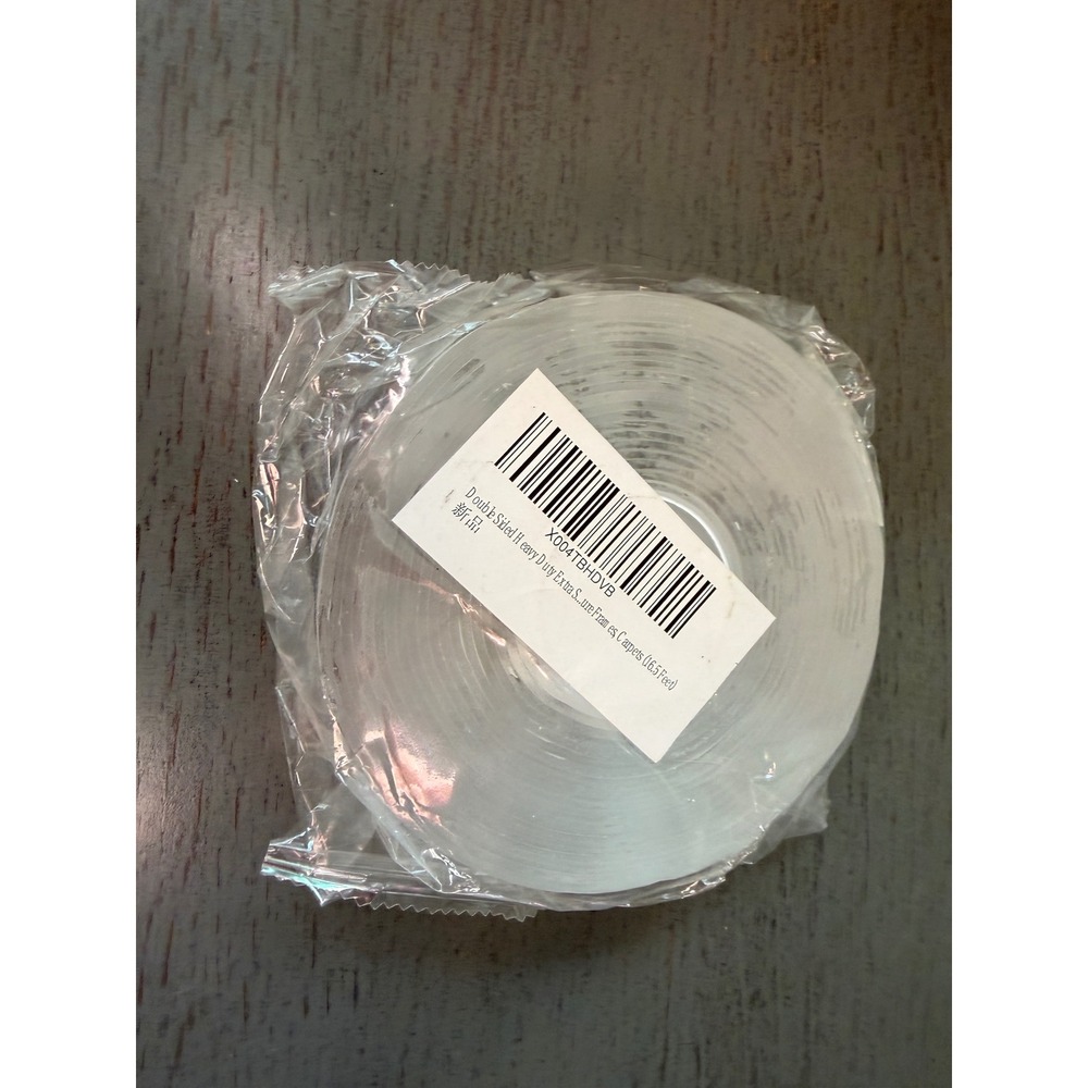 Double Sided Heavy Duty Mounting Tape 16.5ft Clear Nano Tape X004TBHDVB